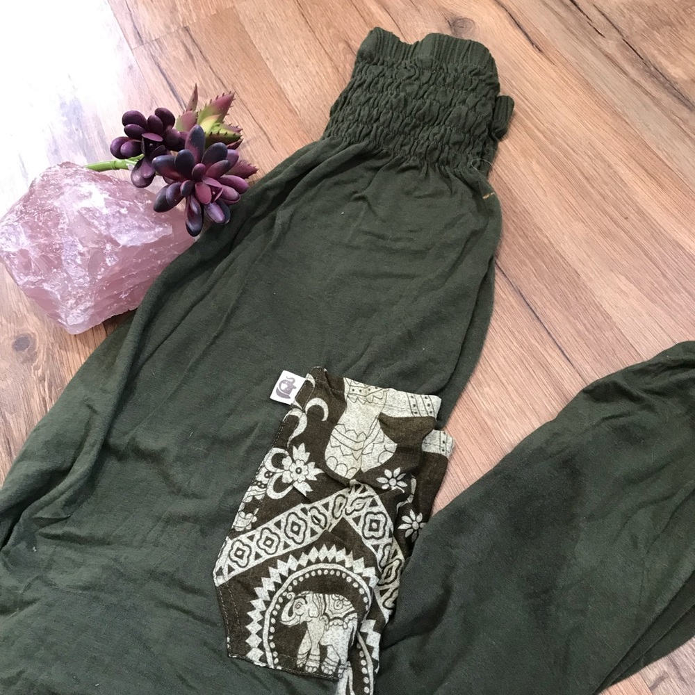 Elephant pants jersey harem pants